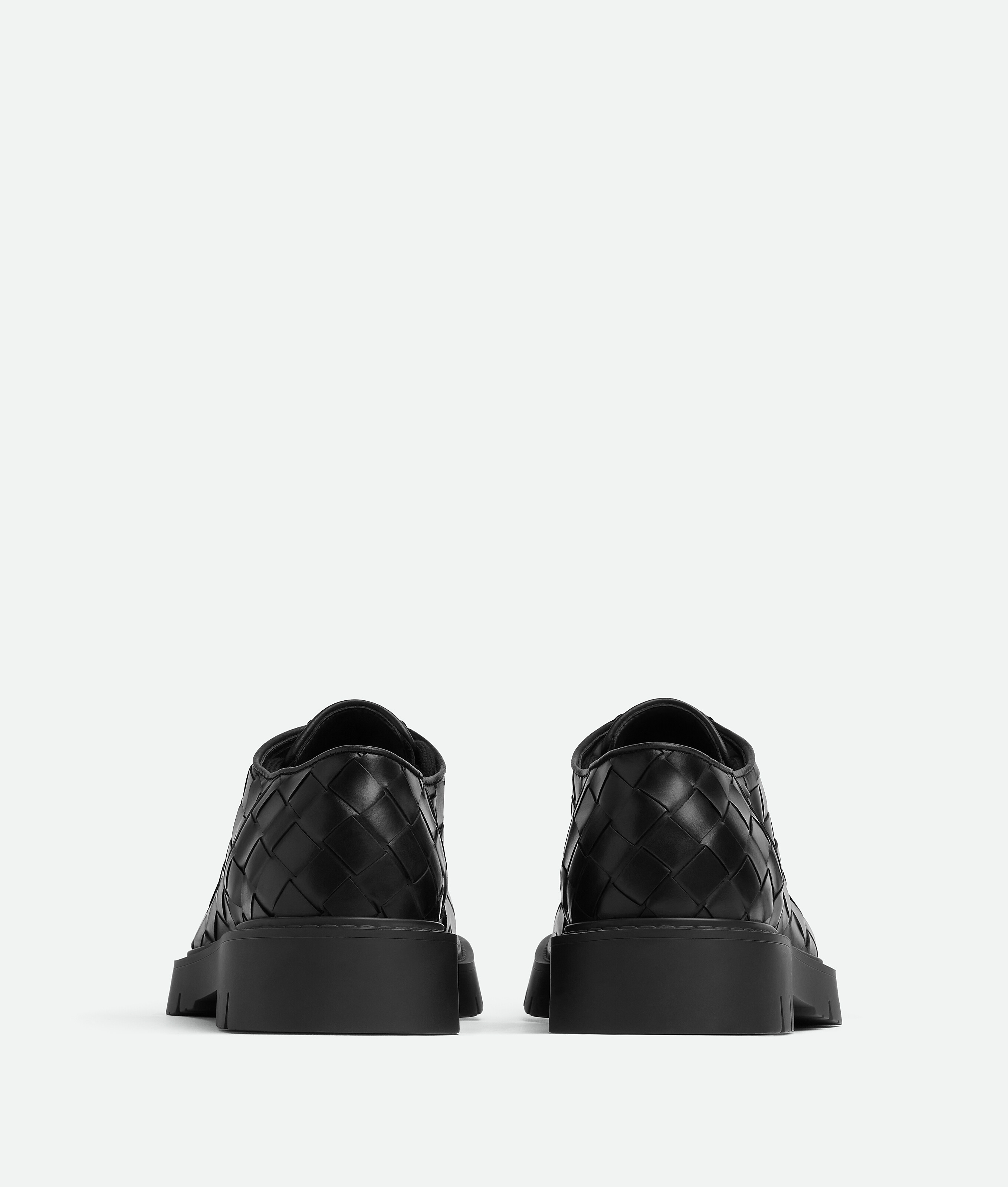 Bottega Veneta Haddock Lace-up Shoe In Black