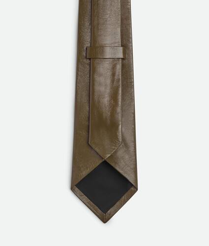 Shiny Leather Tie