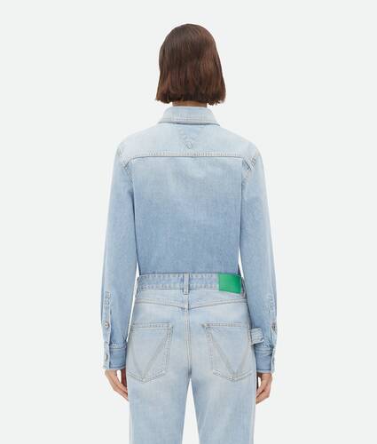 Light-Bleached Denim Shirt