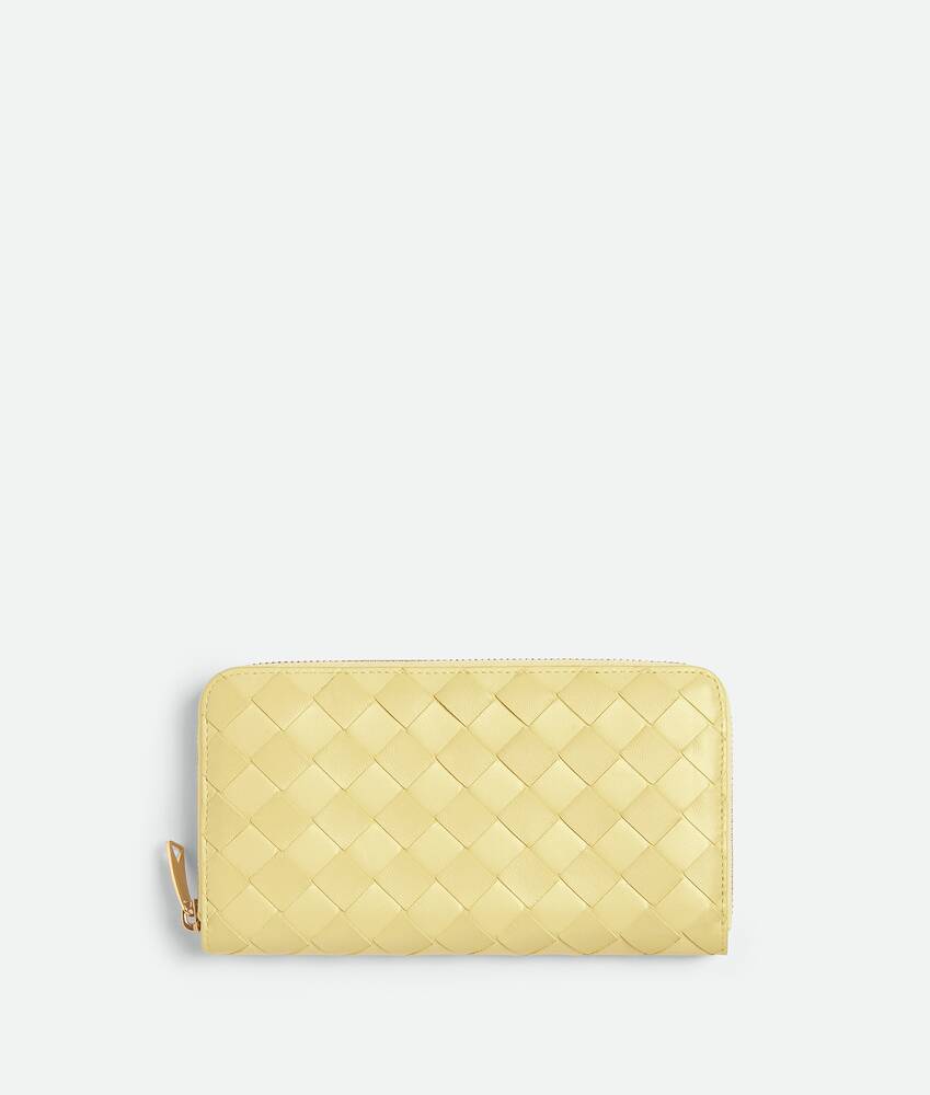 Bottega veneta intrecciato discount zip around wallet