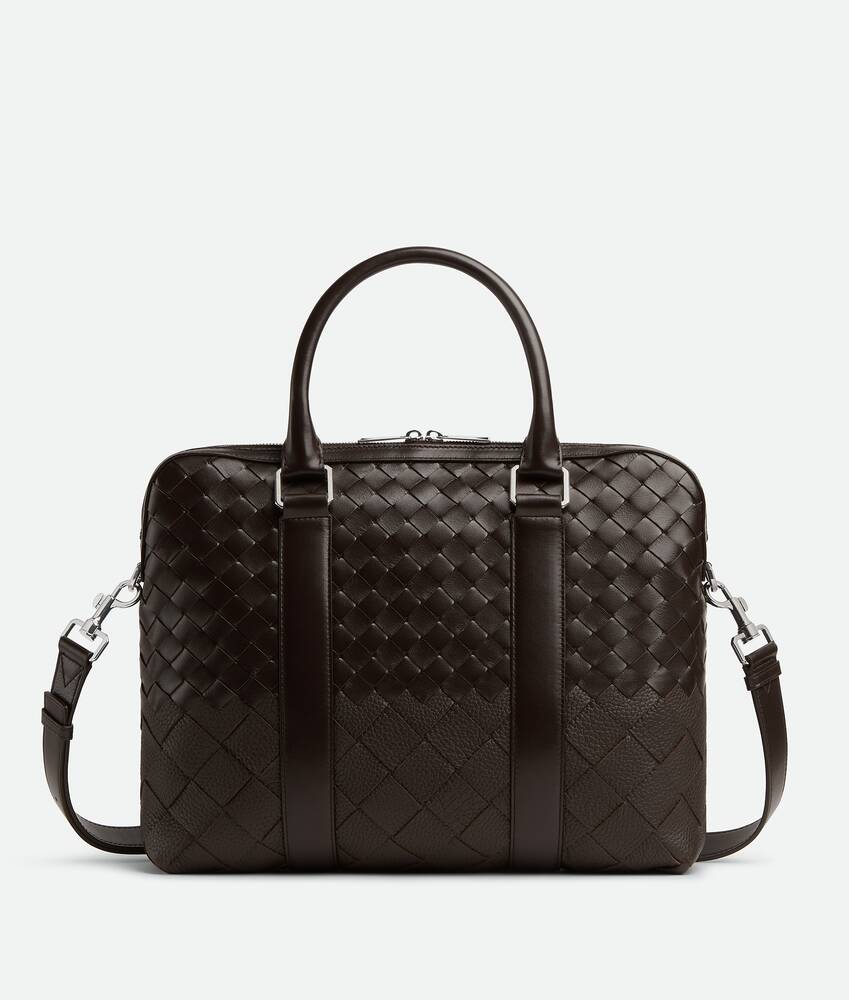 Display a large version of the product image 1 - Intrecciato Slim Briefcase