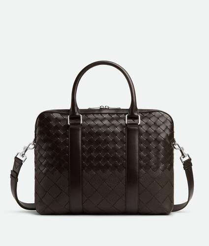 Display a large version of the product image 1 - Intrecciato Slim Briefcase