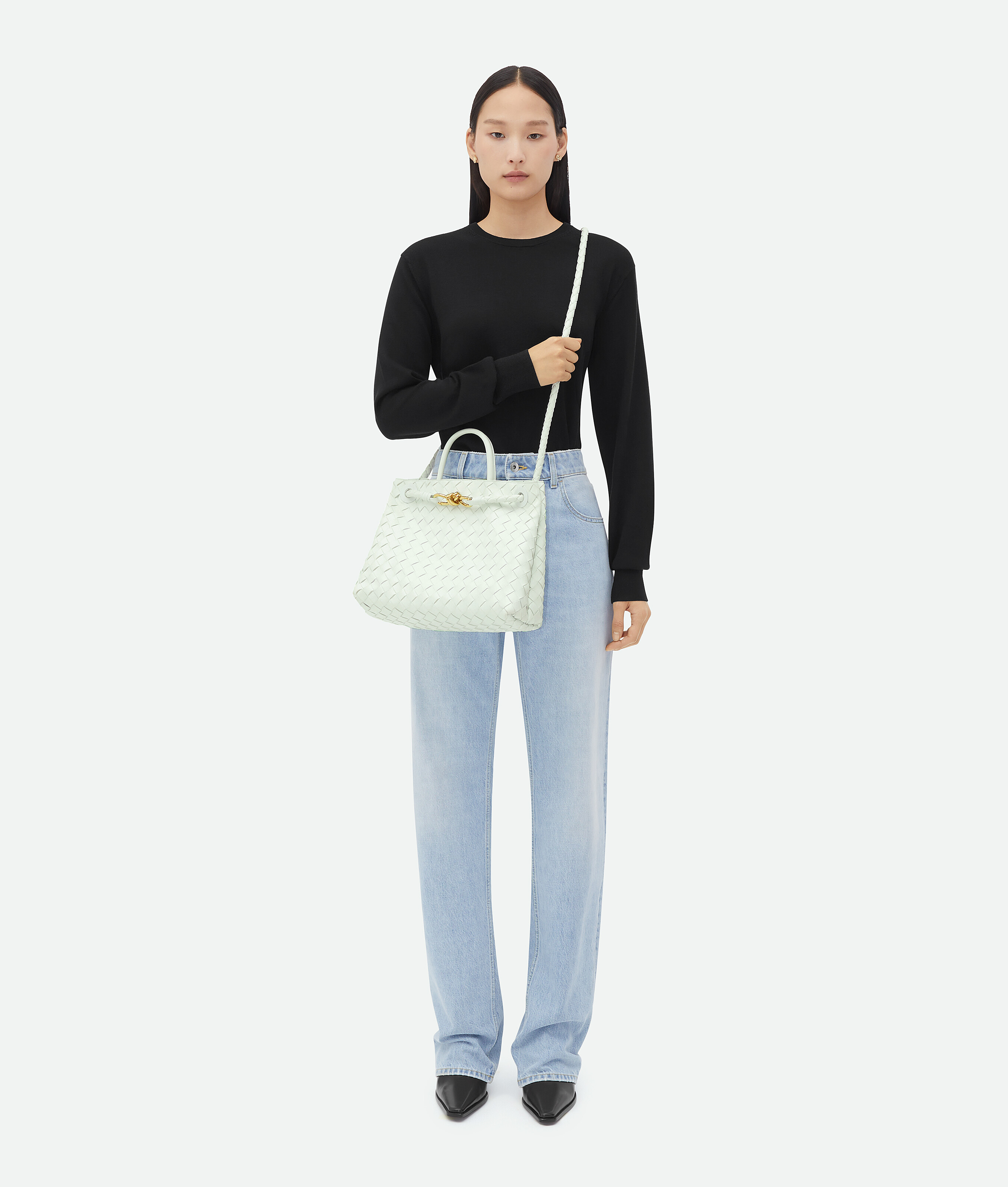 Women's Medium Andiamo in Glacier Bottega Veneta United States EN - Image 7