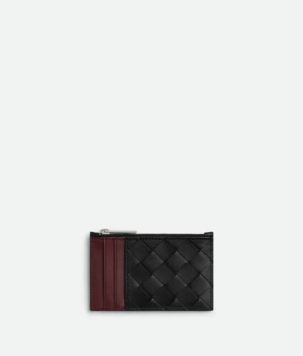 Intrecciato Zipped Card Case