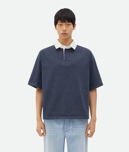 Relaxed Fit Washed-Out Jersey Polo