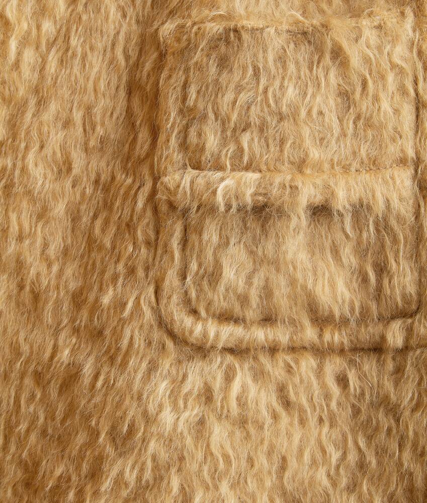 Display a large version of the product image 6 - Hairy Wool Mohair Belted Coat