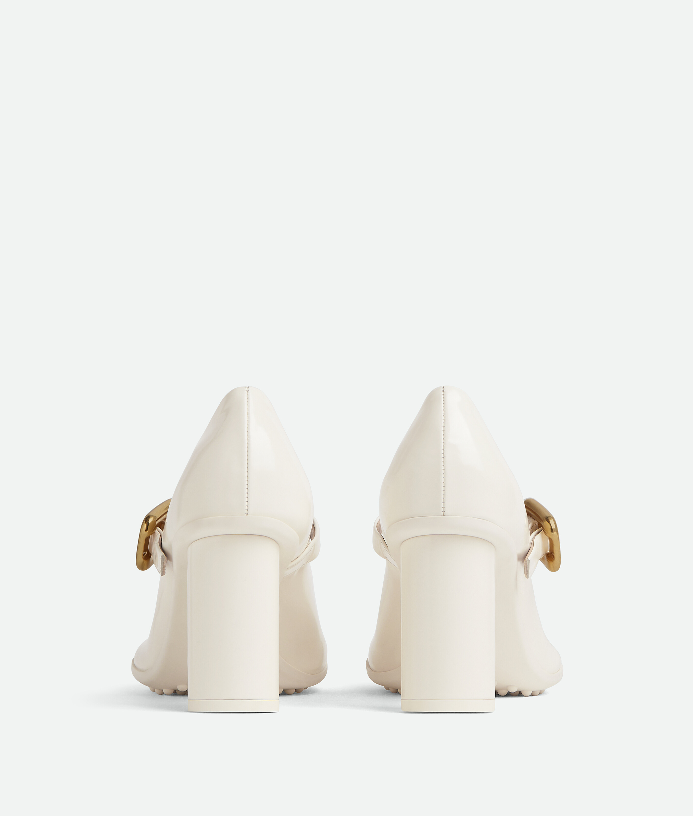 Bottega Veneta White Atomic Pumps In White