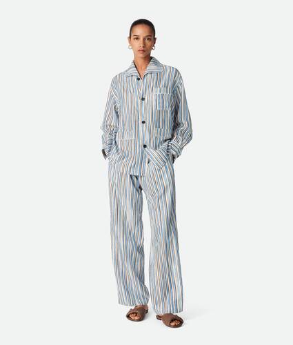 Striped Silk Pyjama Set 