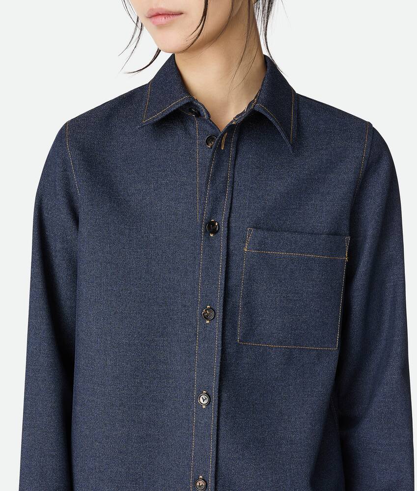 Display a large version of the product image 4 - Melange Wool Shirt