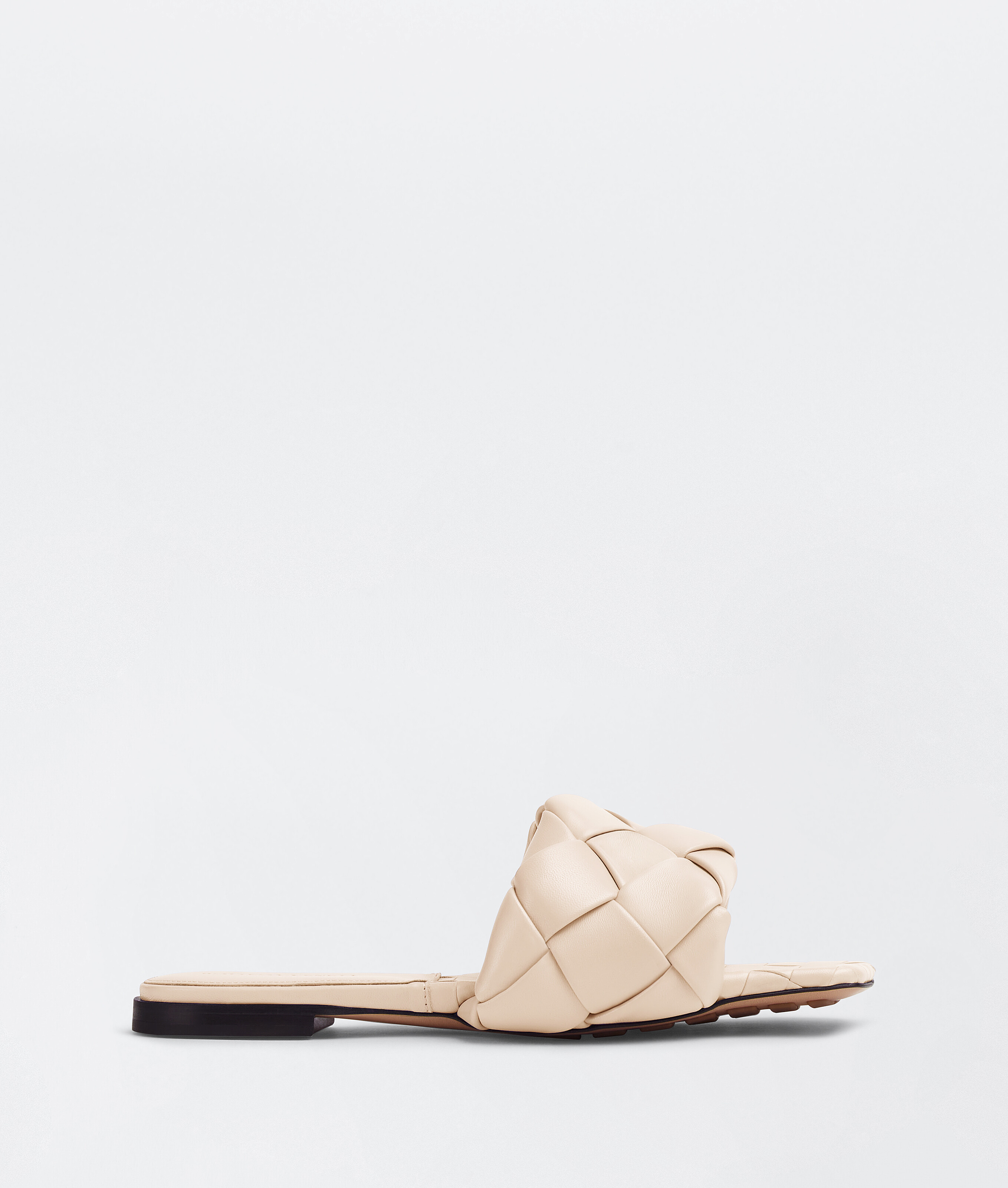 Bottega Veneta Bottega  Veneta Lido Flat Sandal In Beige