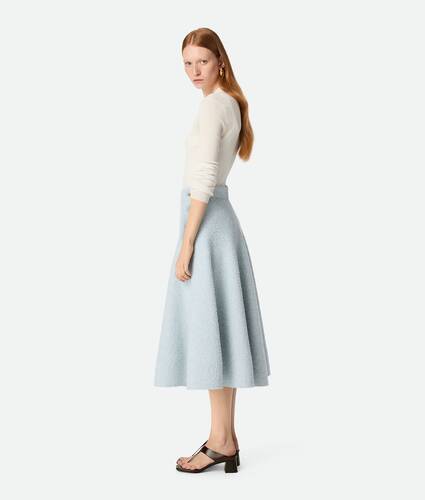 Wool Boucle Skirt