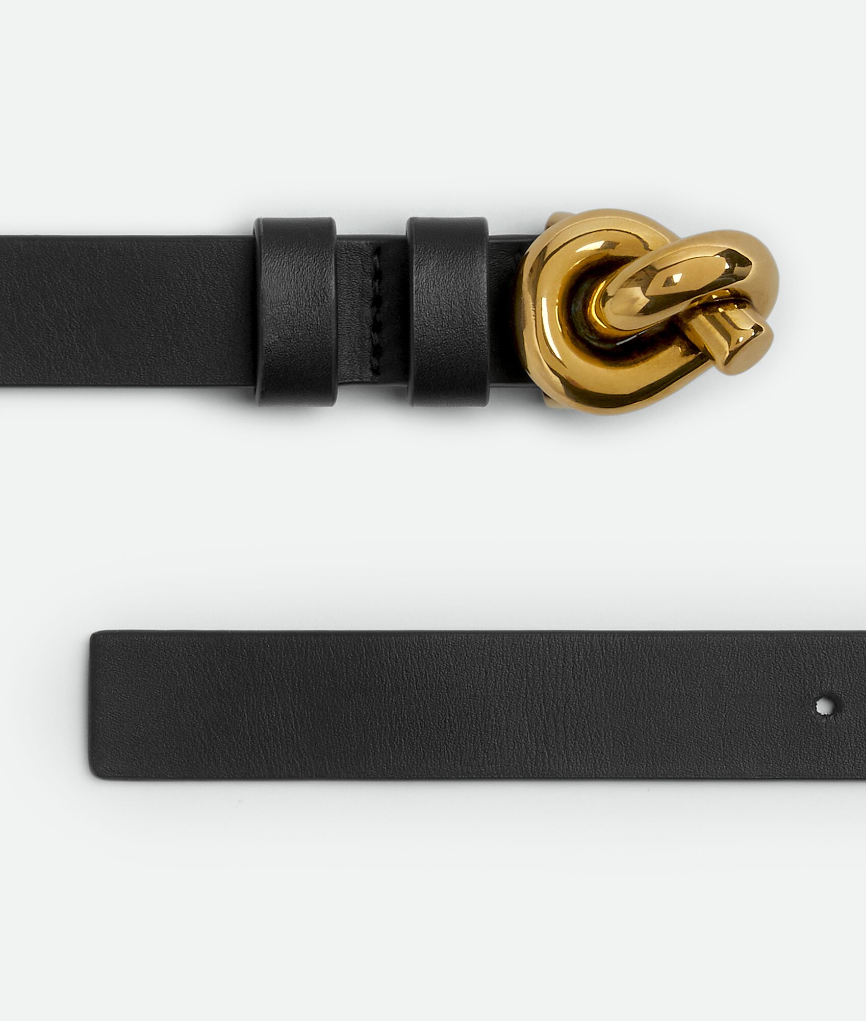 Bottega Veneta® Women's Knot Belt in Black. Shop online now.