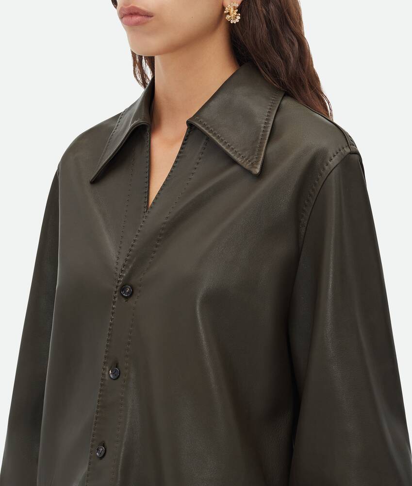 Display a large version of the product image 4 - Leather Shirt
