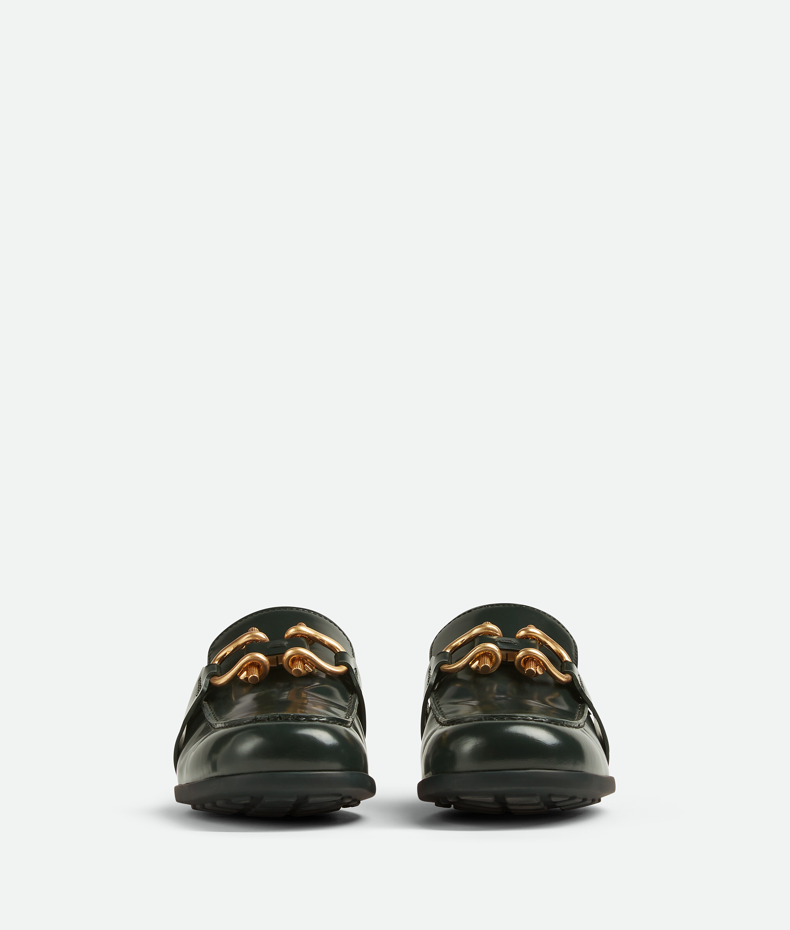 Shop Bottega Veneta Monsieur Loafer In Green