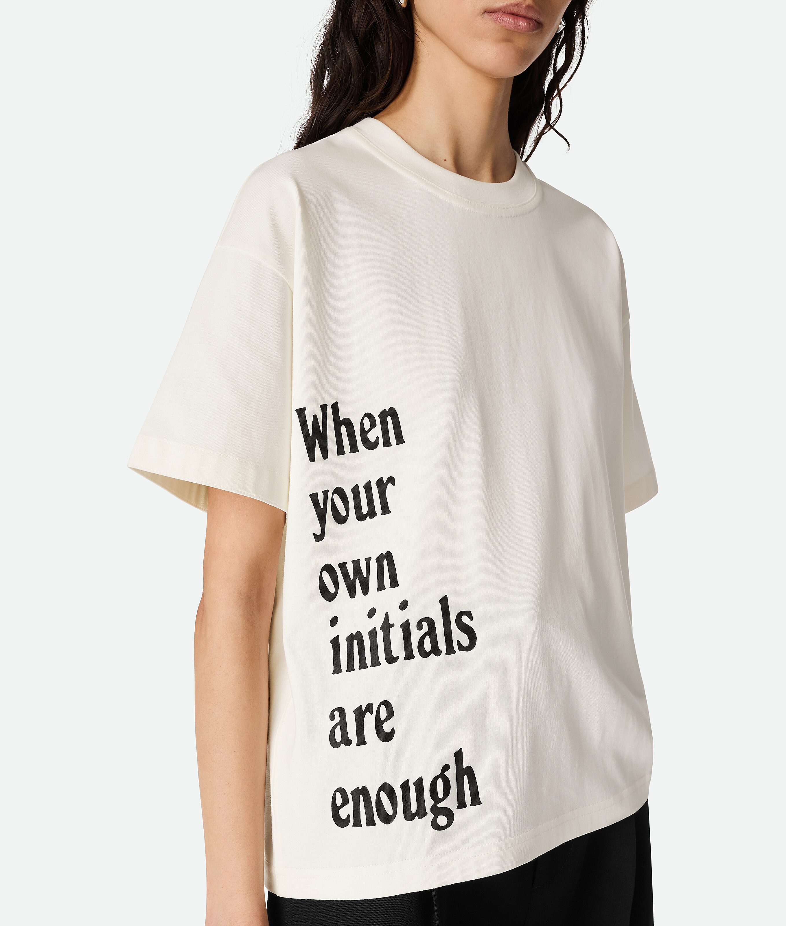 Bottega Veneta T-shirt Aus Baumwolljersey