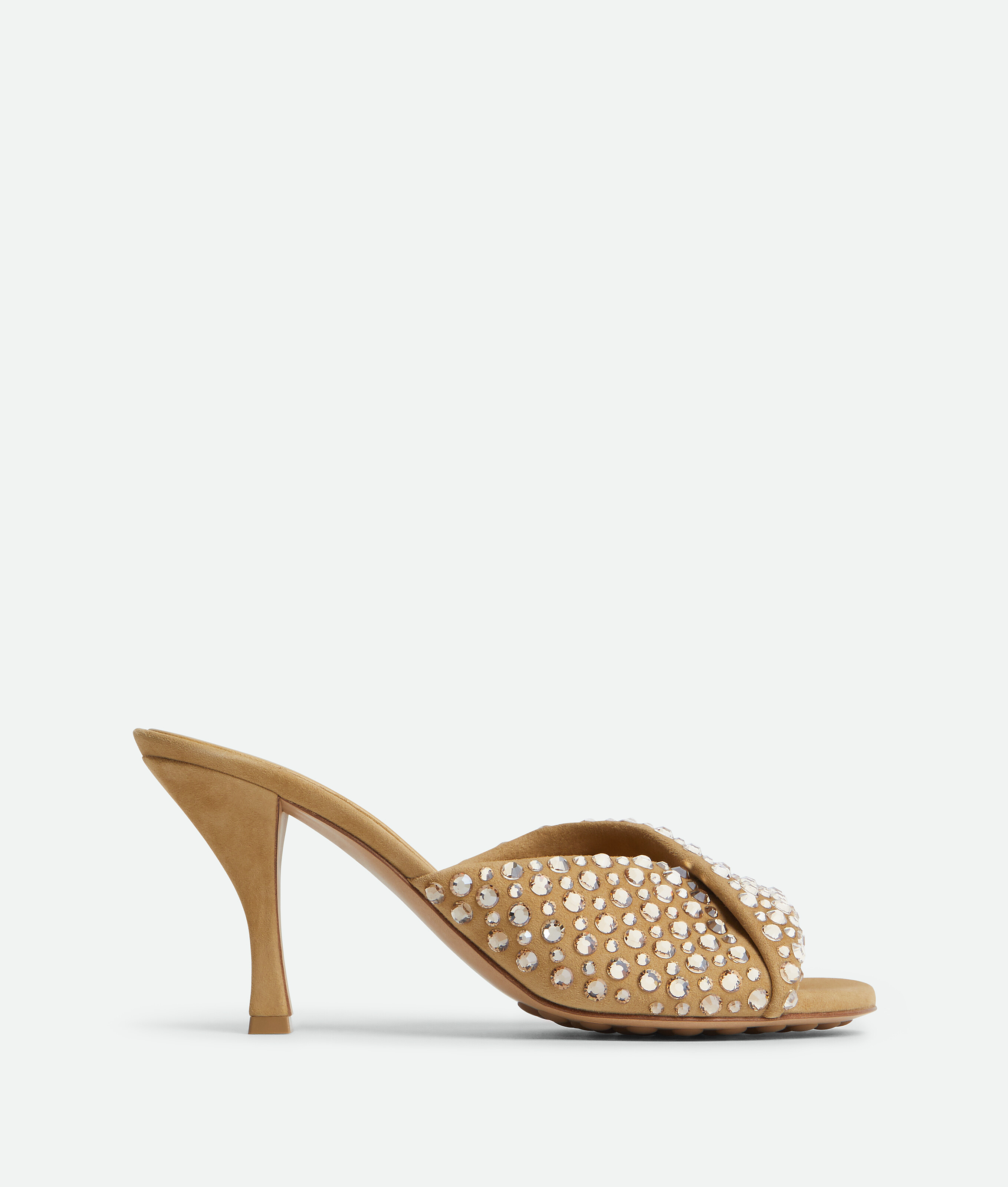 Bottega Veneta Blink Mule In Dark Praline