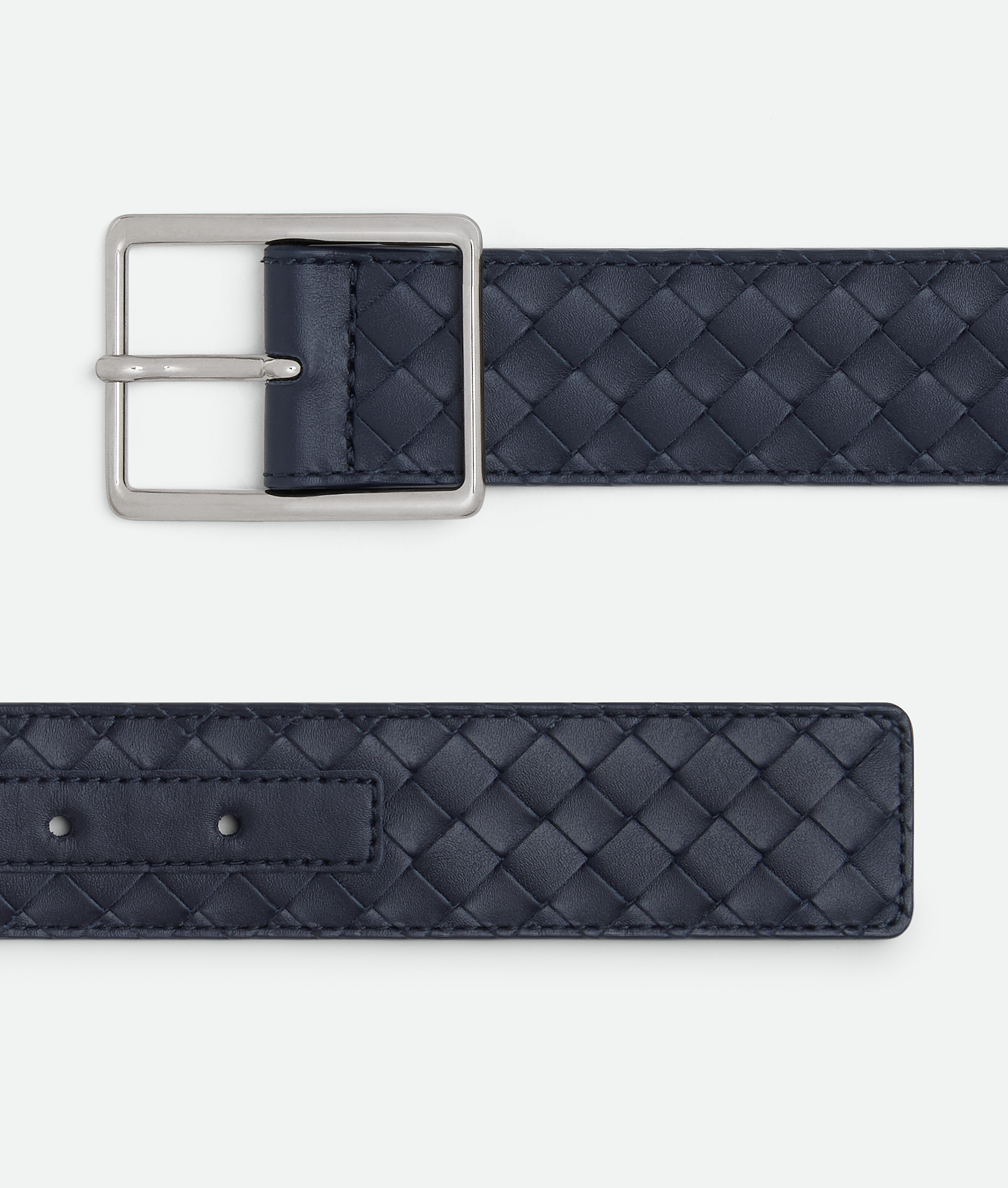 Bottega Veneta Ceinture Intrecciato Piccolo In Space