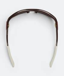 bottega veneta cone wraparound sunglasses