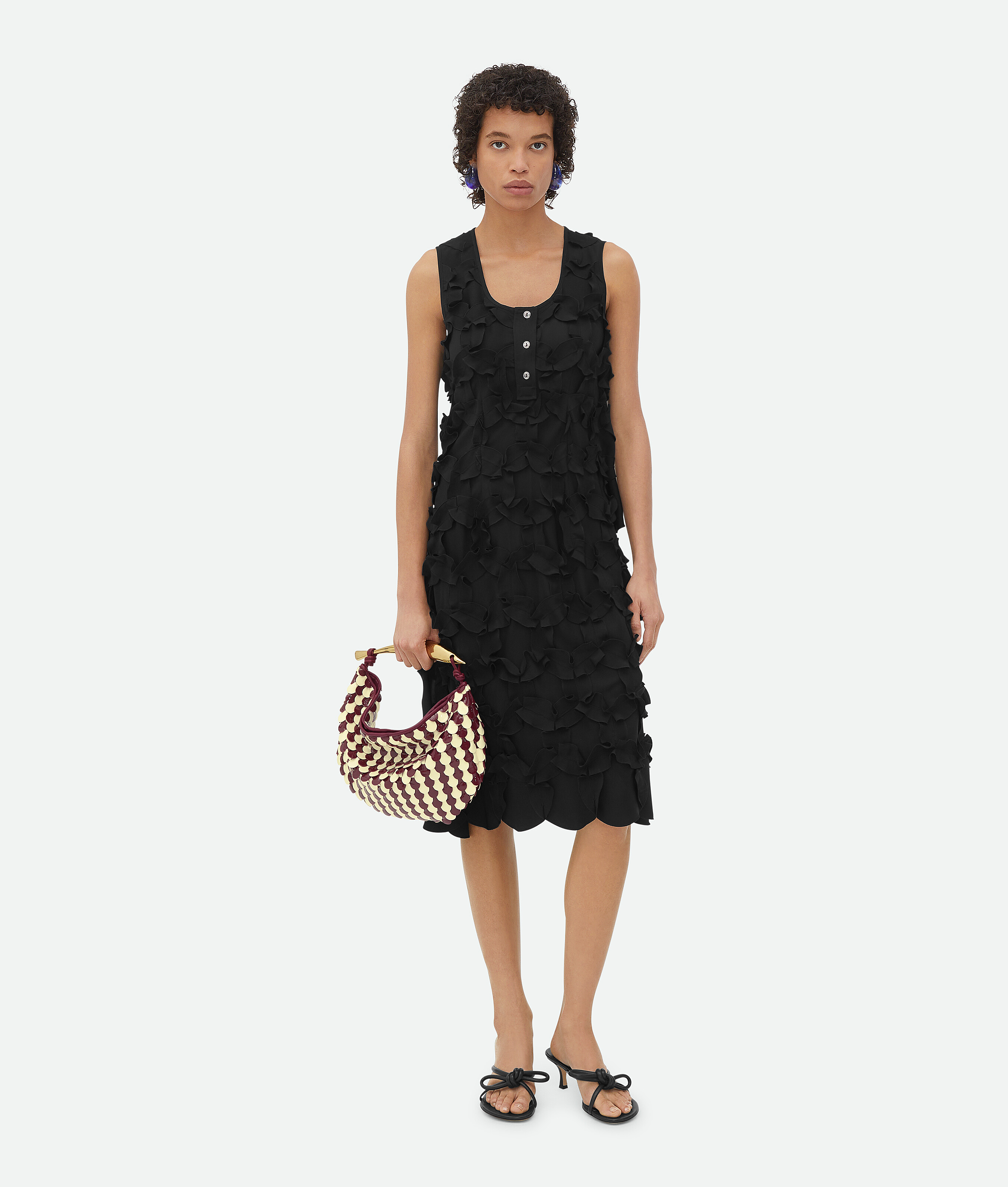 Bottega Veneta Viscose Dress In Black