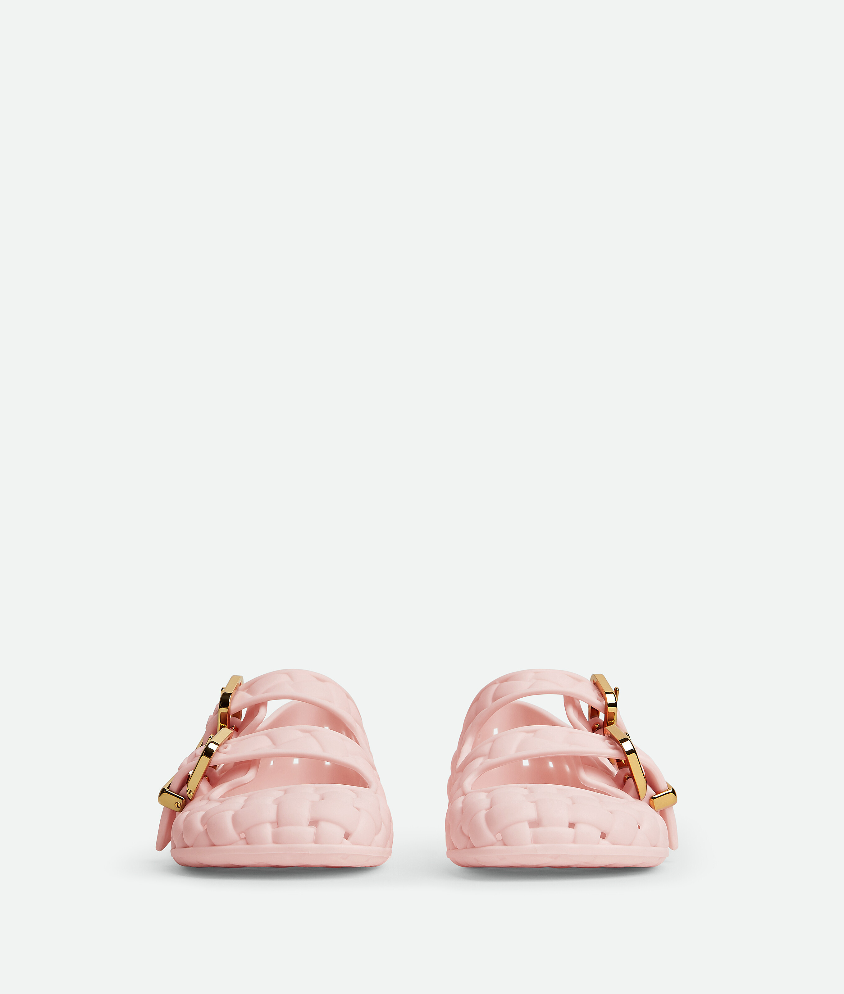 Bottega Veneta Ballerine Mary-jane Amy In Rose