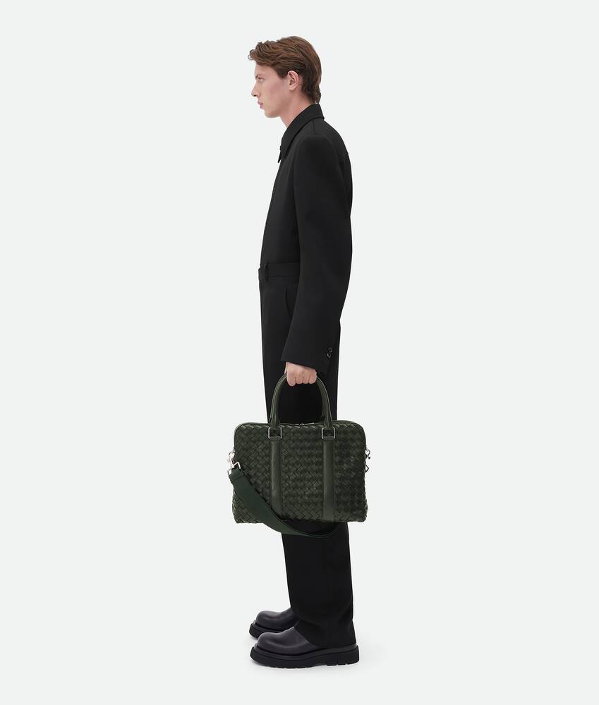 Display a large version of the product image 5 - Slim Intrecciato Briefcase