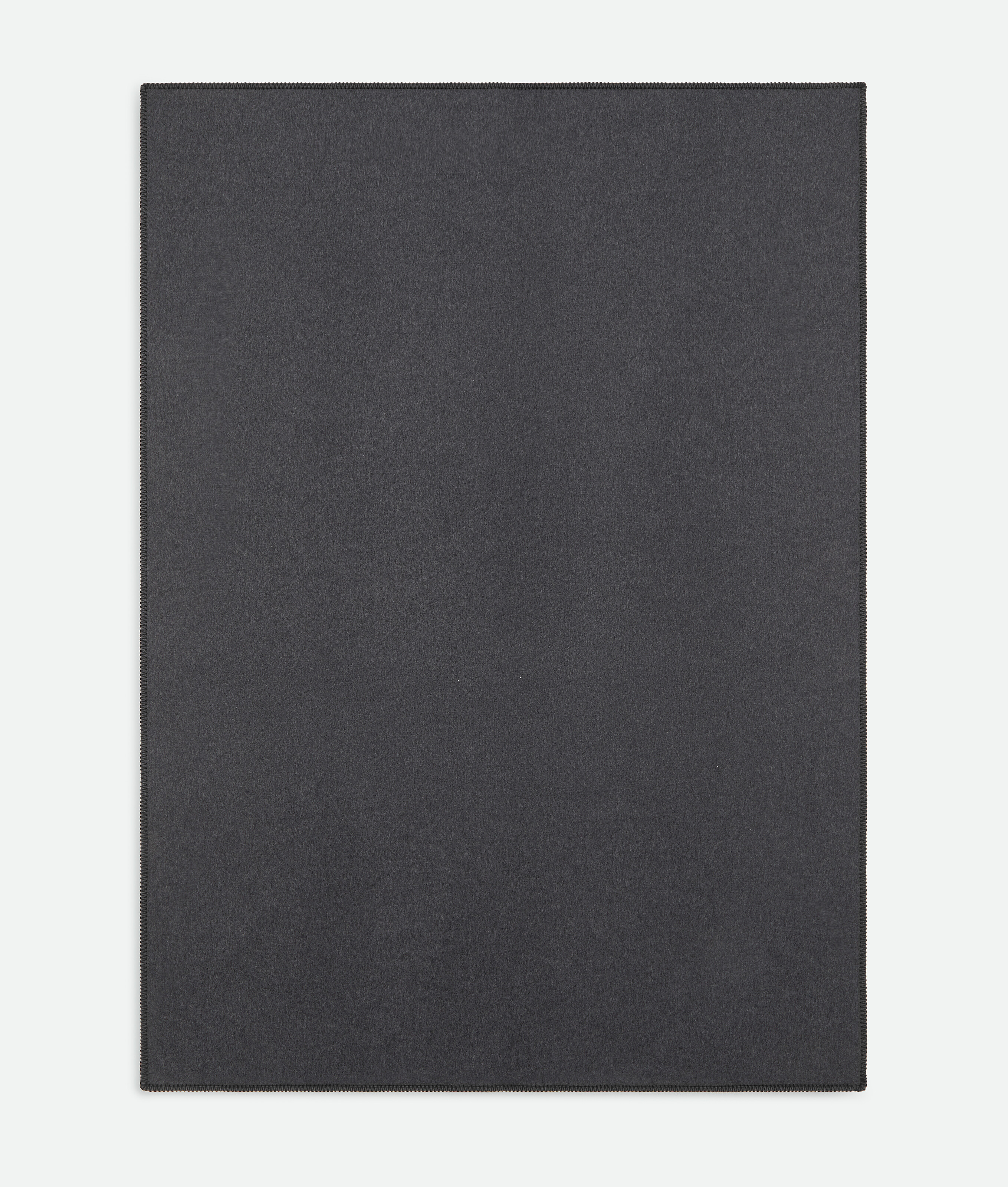 Bottega Veneta Intrecciato Patch Blanket In Grey/black