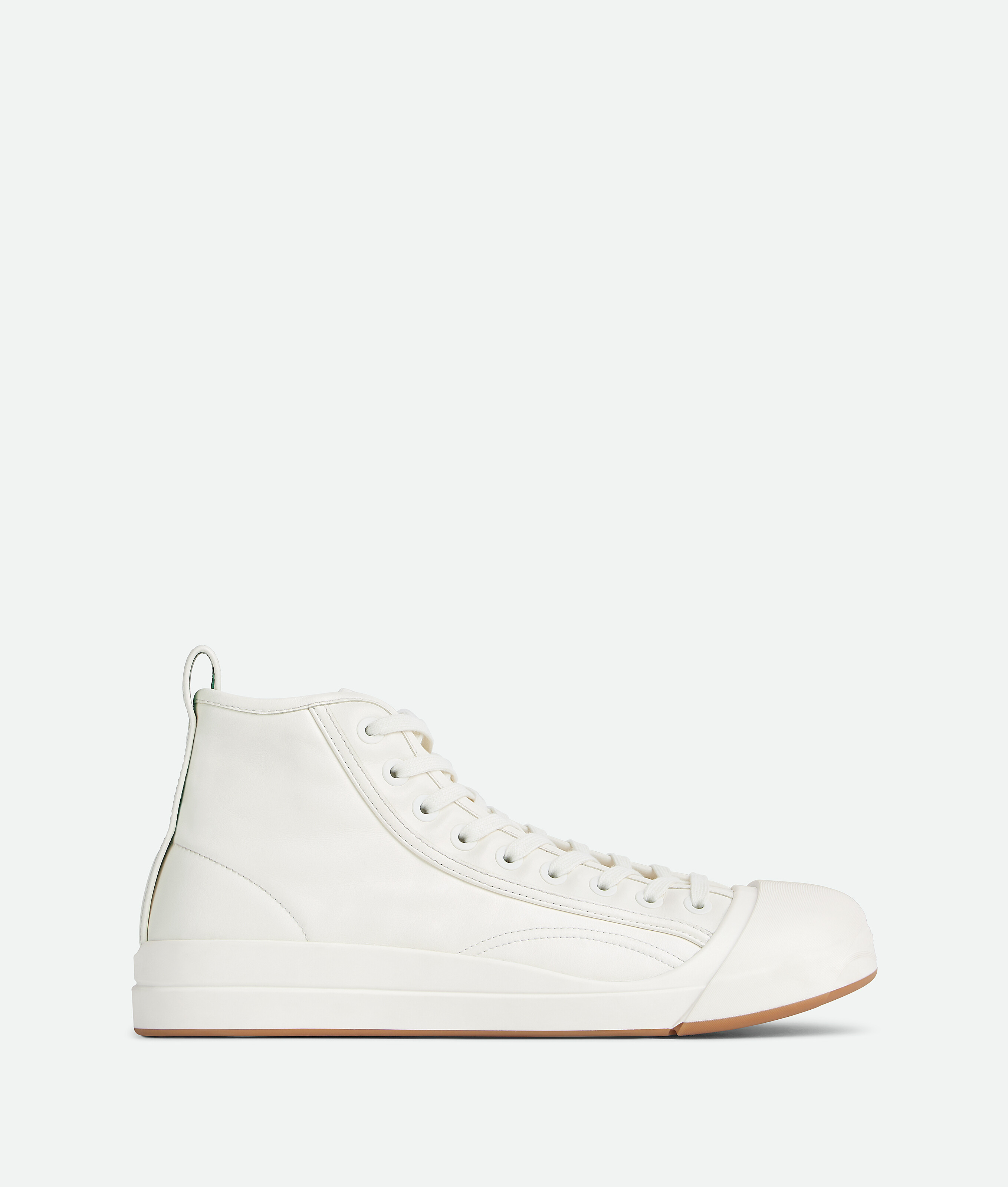Bottega Veneta Vulcan Leather Sneaker In White