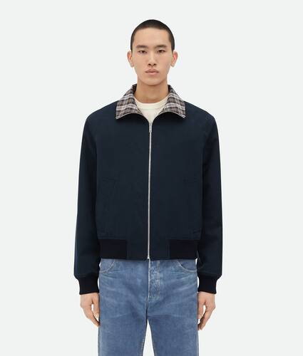 Display a large version of the product image 1 - Checked Cotton Blouson