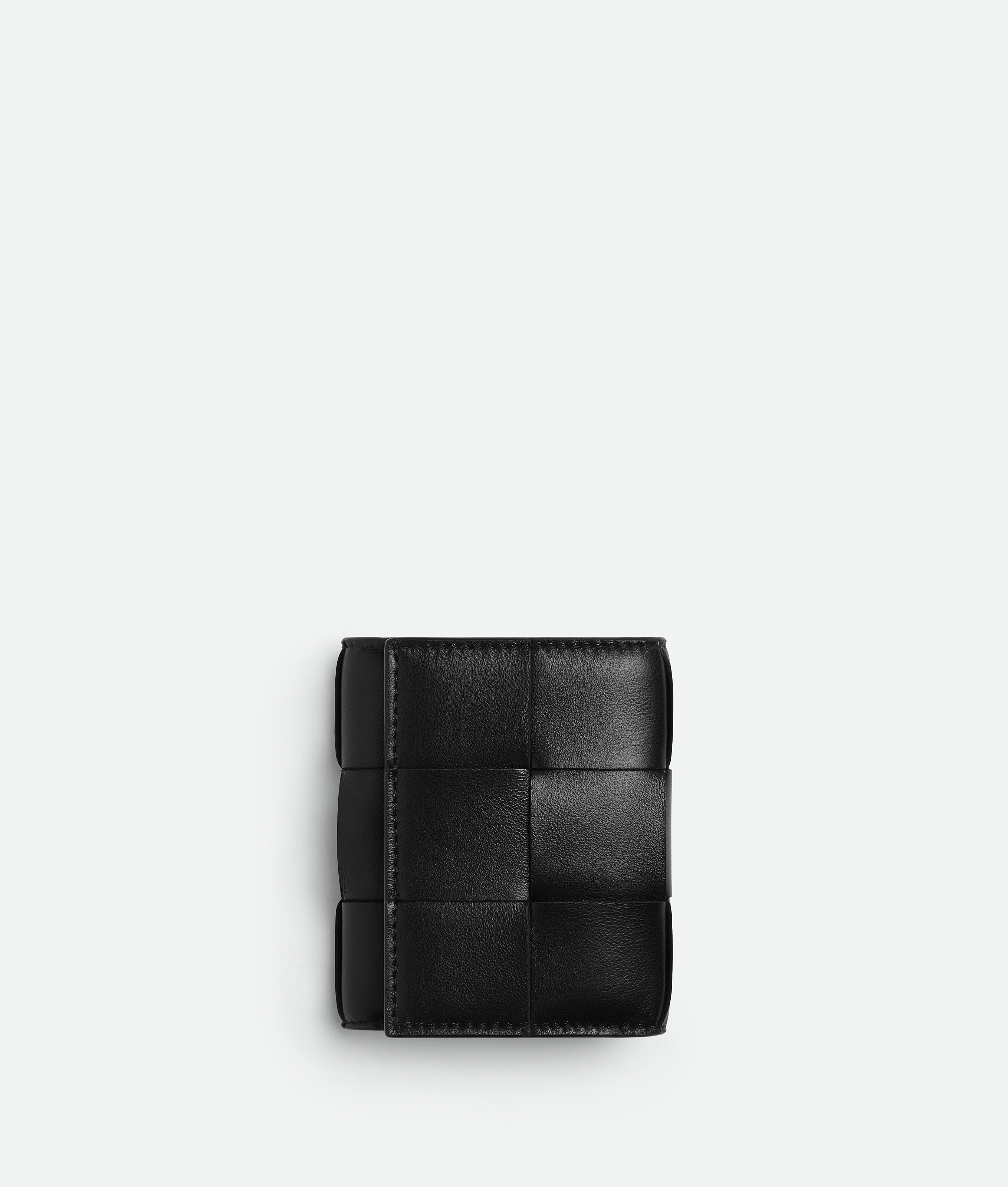 Bottega Veneta Cassette Tri-fold Portemonnaie Mit Abnehmbarem Kartenetui In Black