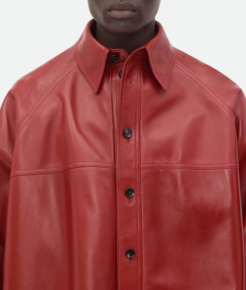 Display a large version of the product image 5 - Leather Oversized Blouson