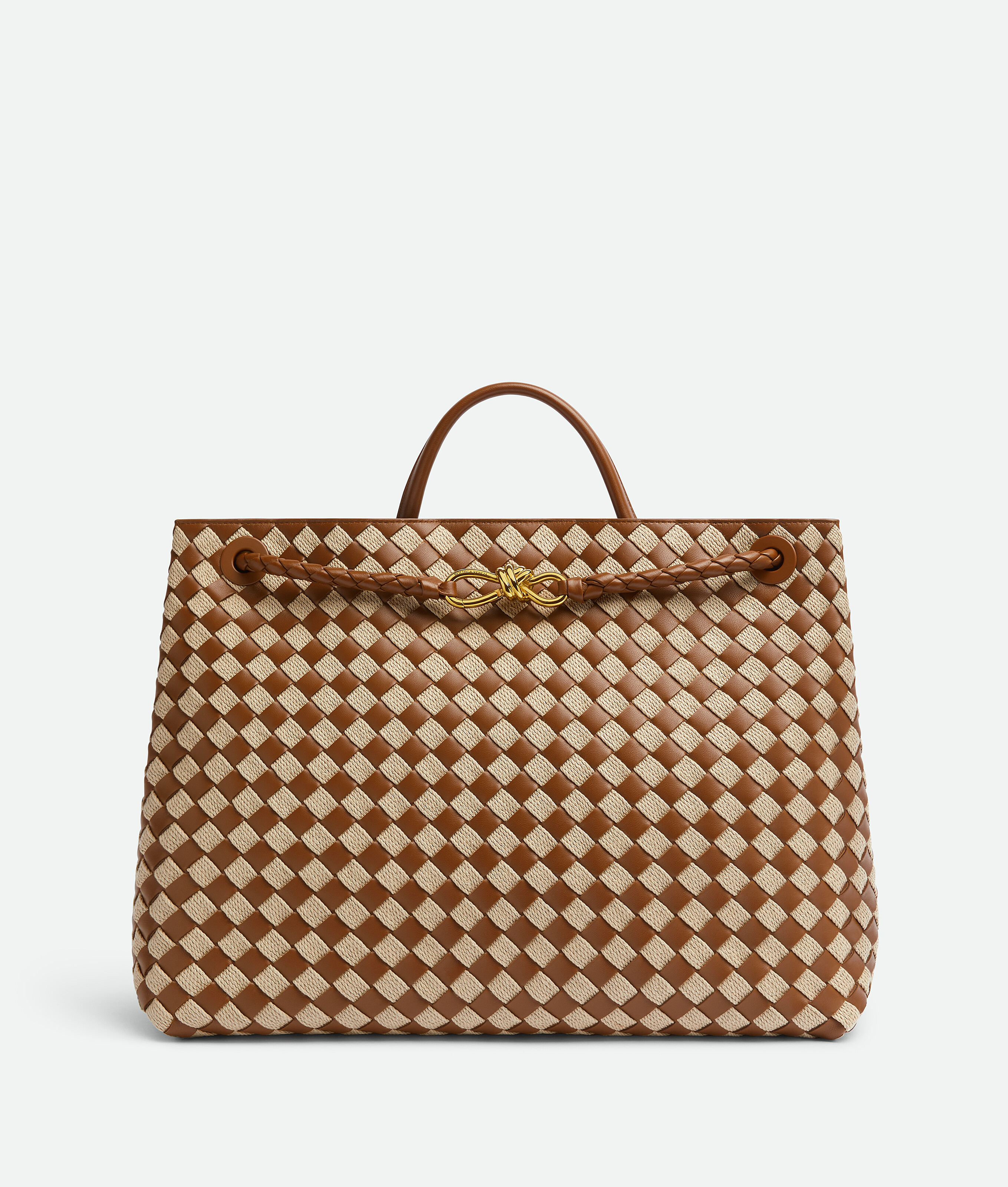 Bottega Veneta Large Andiamo In Cognac/natural | ModeSens