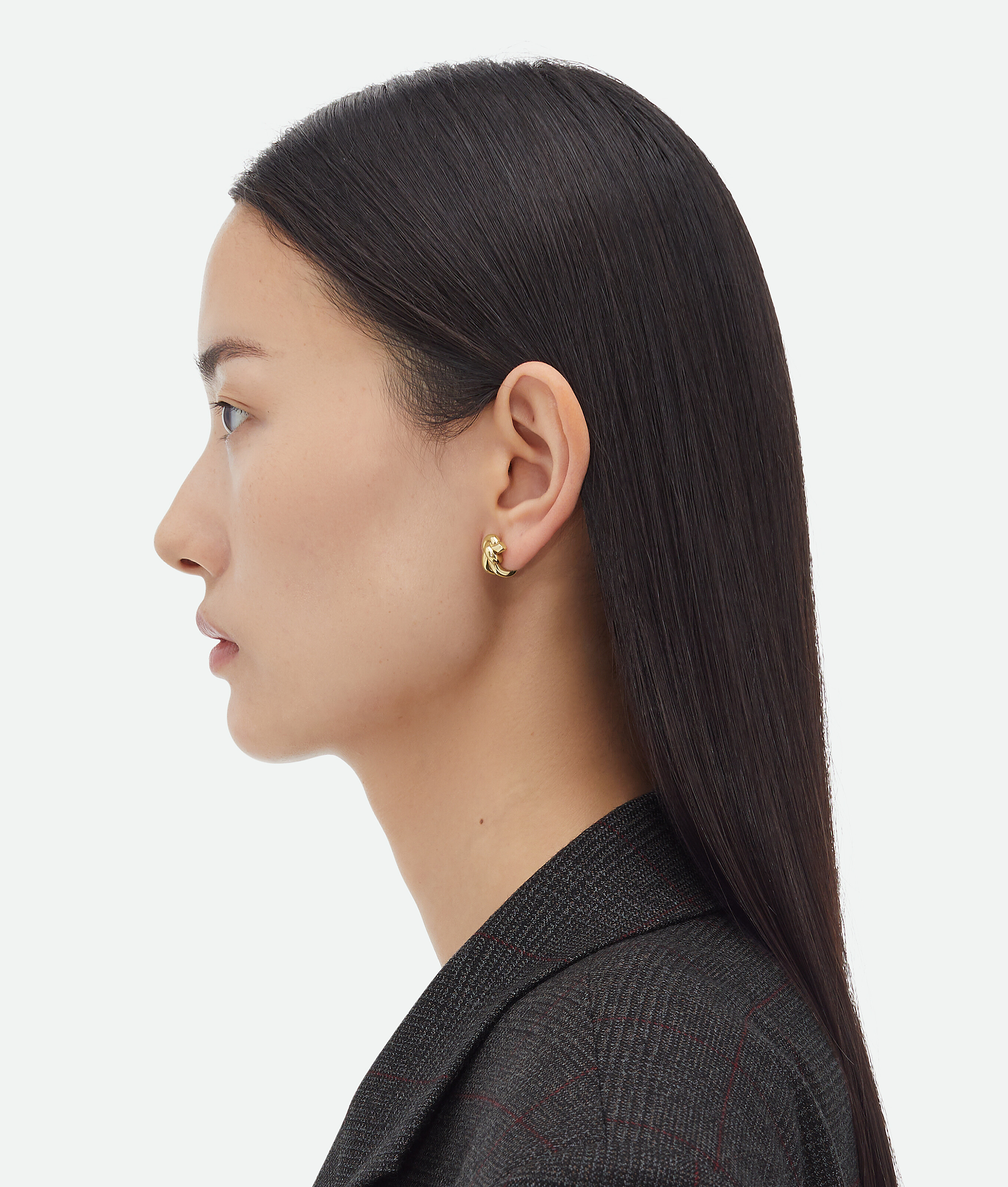 Bottega Veneta Knot Ohrringe In Gold
