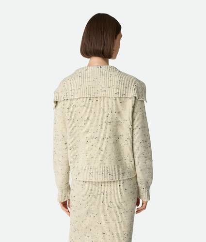 Wool English Rib Cardigan