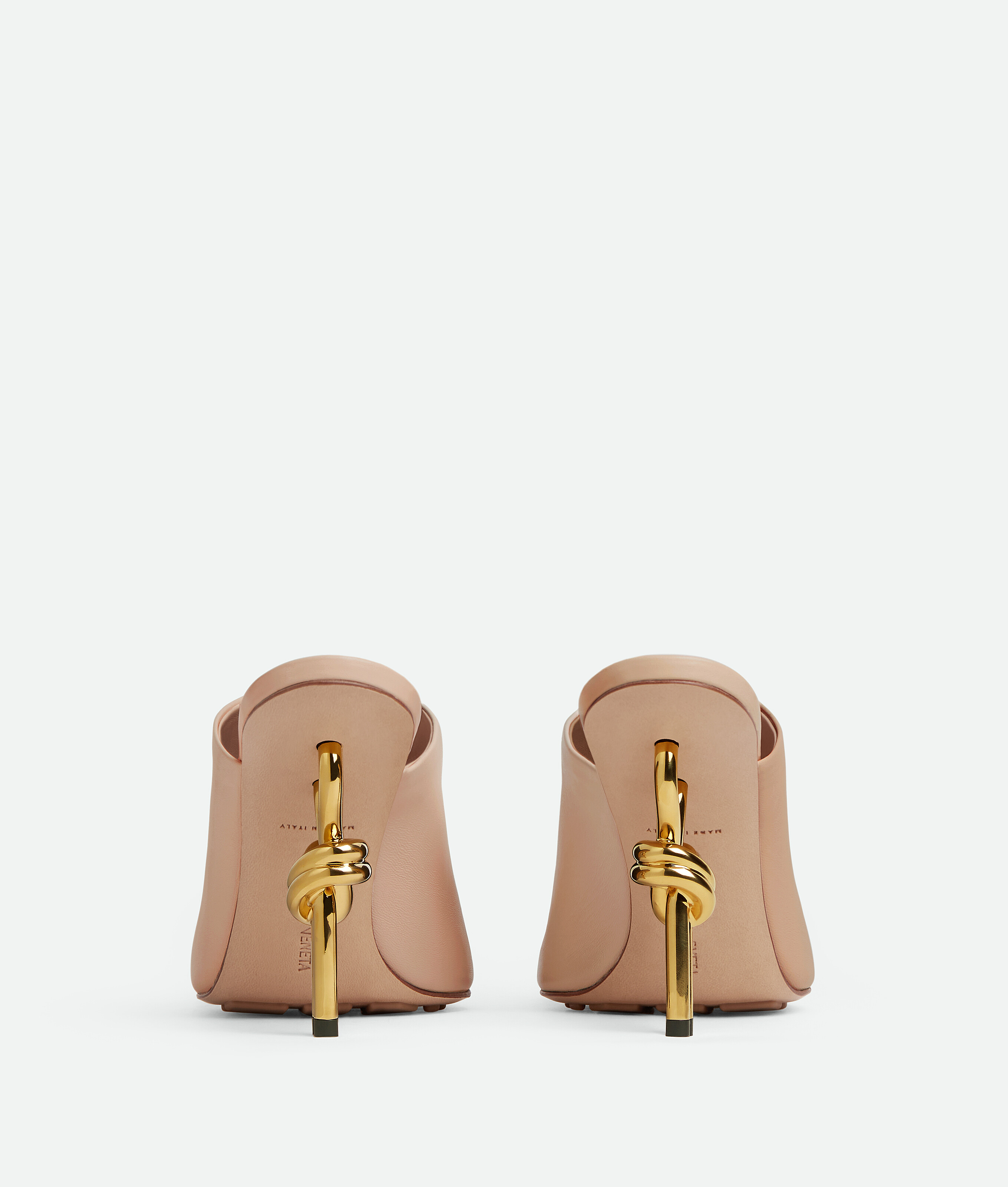 Bottega Veneta Knot Mules In Beige