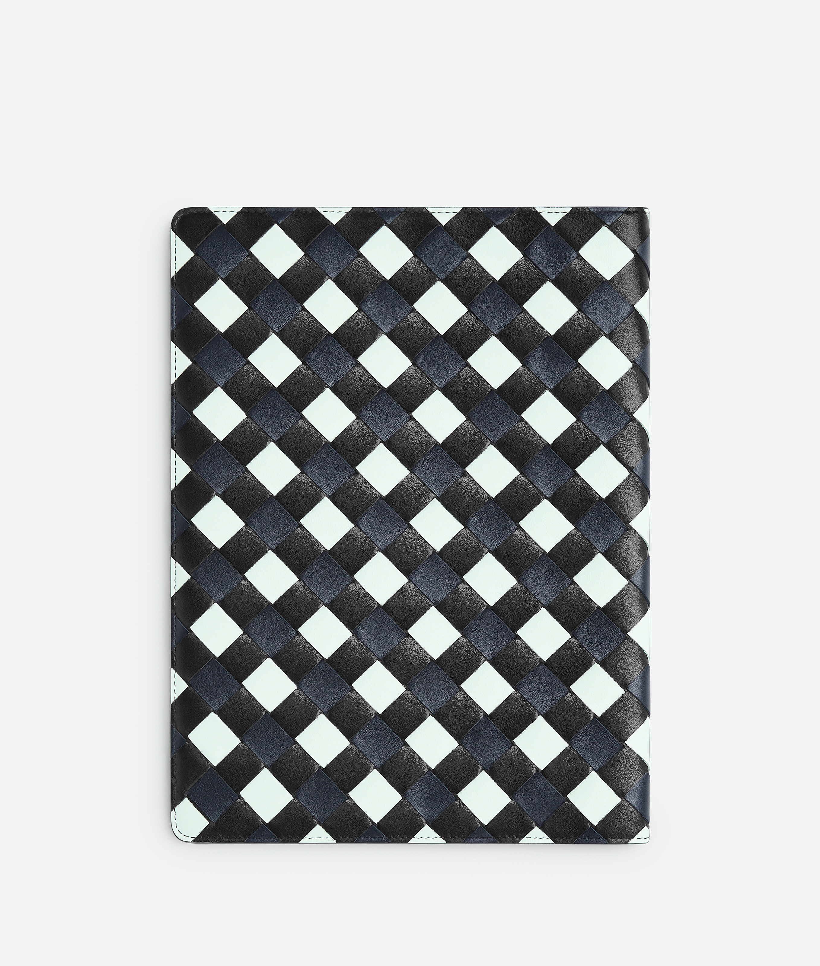 Shop Bottega Veneta Large Intrecciato Notebook Cover In Multicolor