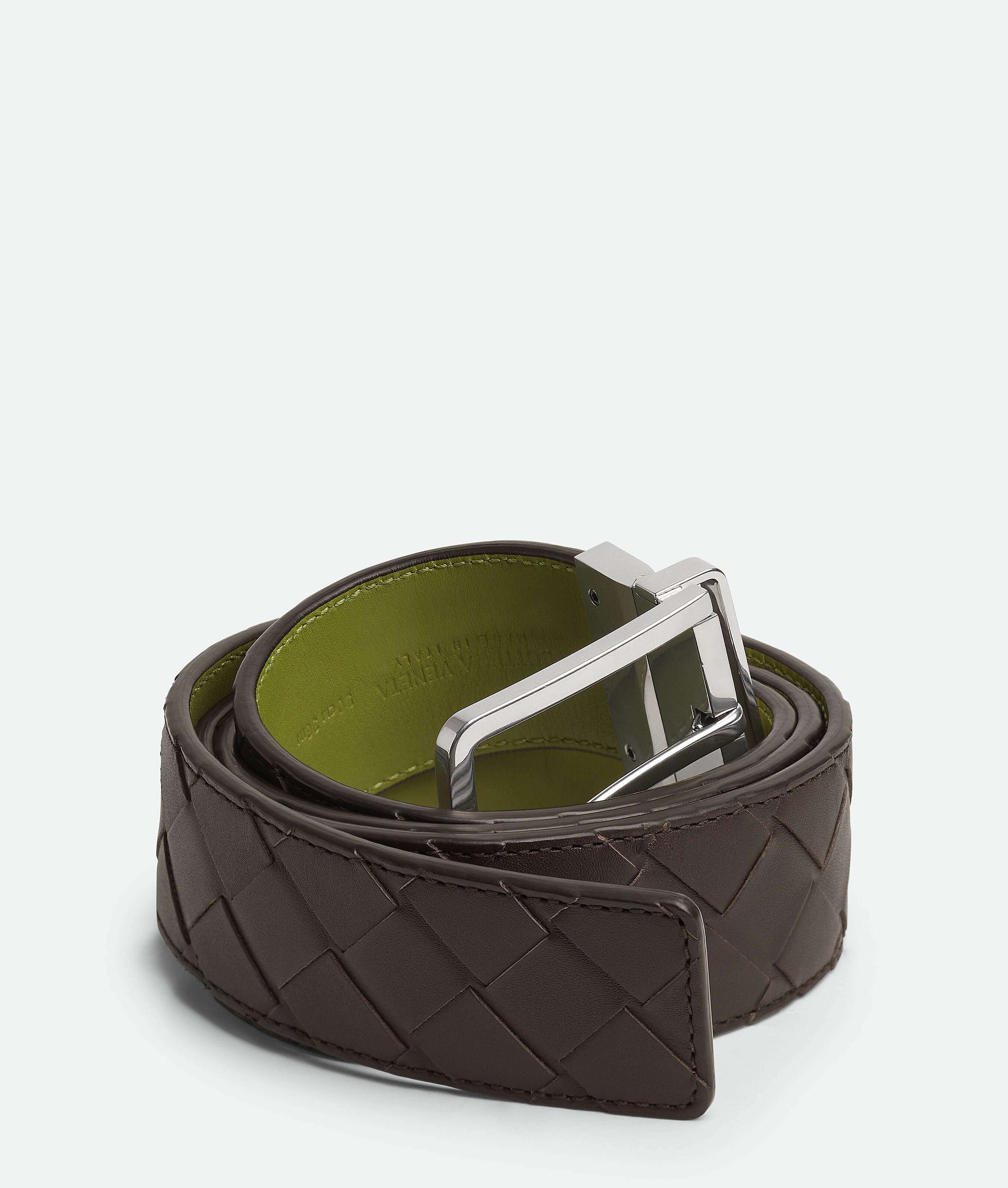 BOTTEGA VENETA INTRECCIATO REVERSIBLE BELT