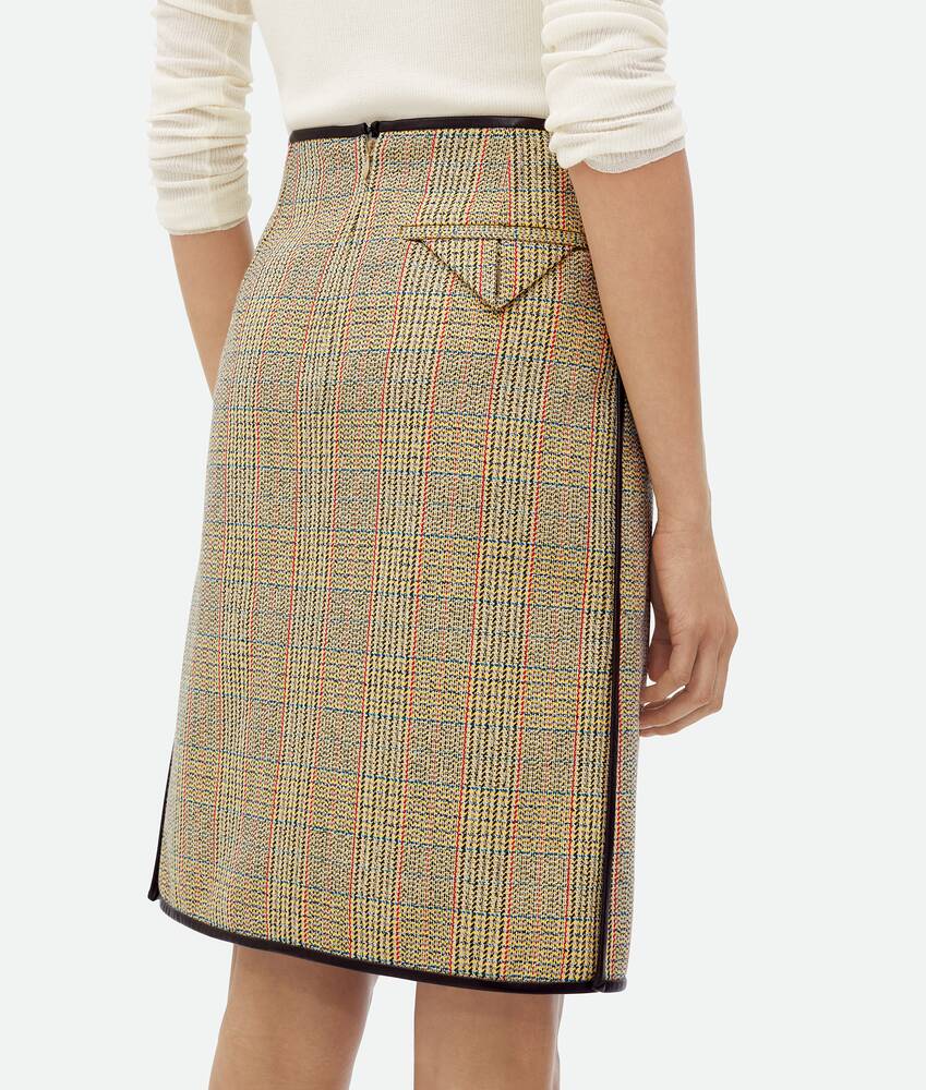 Display a large version of the product image 6 - Prince Of Wales Wool Skirt