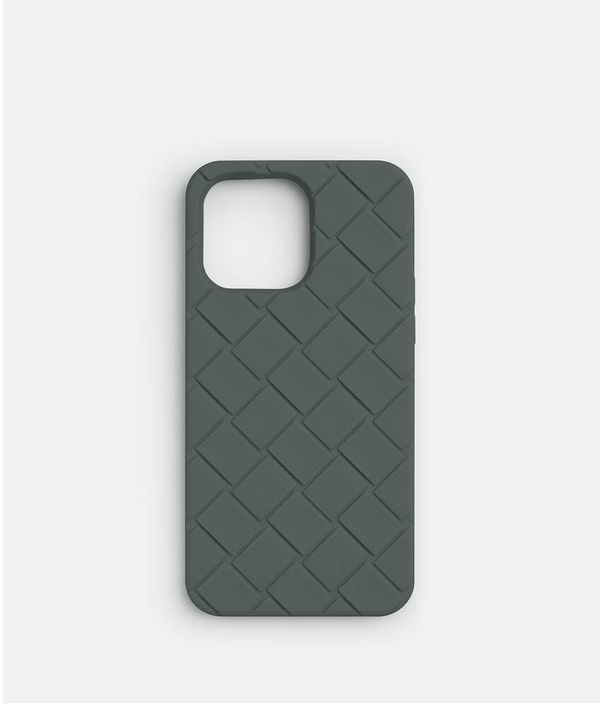 Bottega Veneta® Men's iPhone 14 Pro Max Case in Slate. Shop online