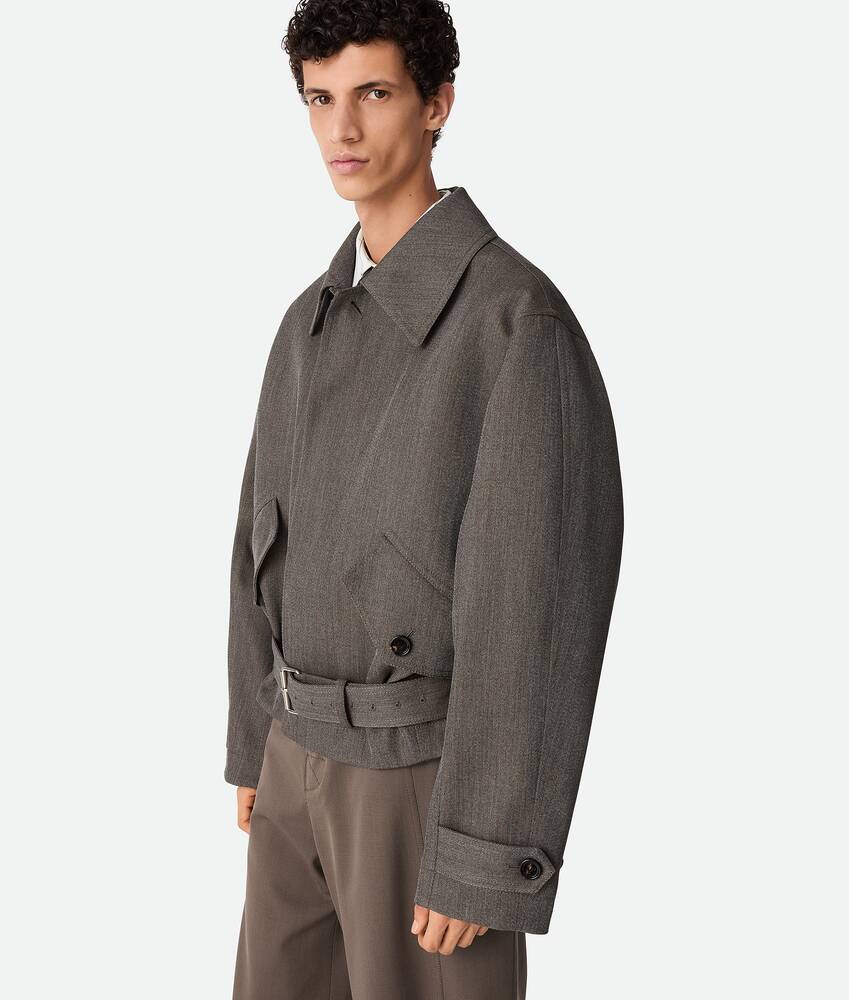 Display a large version of the product image 2 - Wool Twill Bomber Jacket