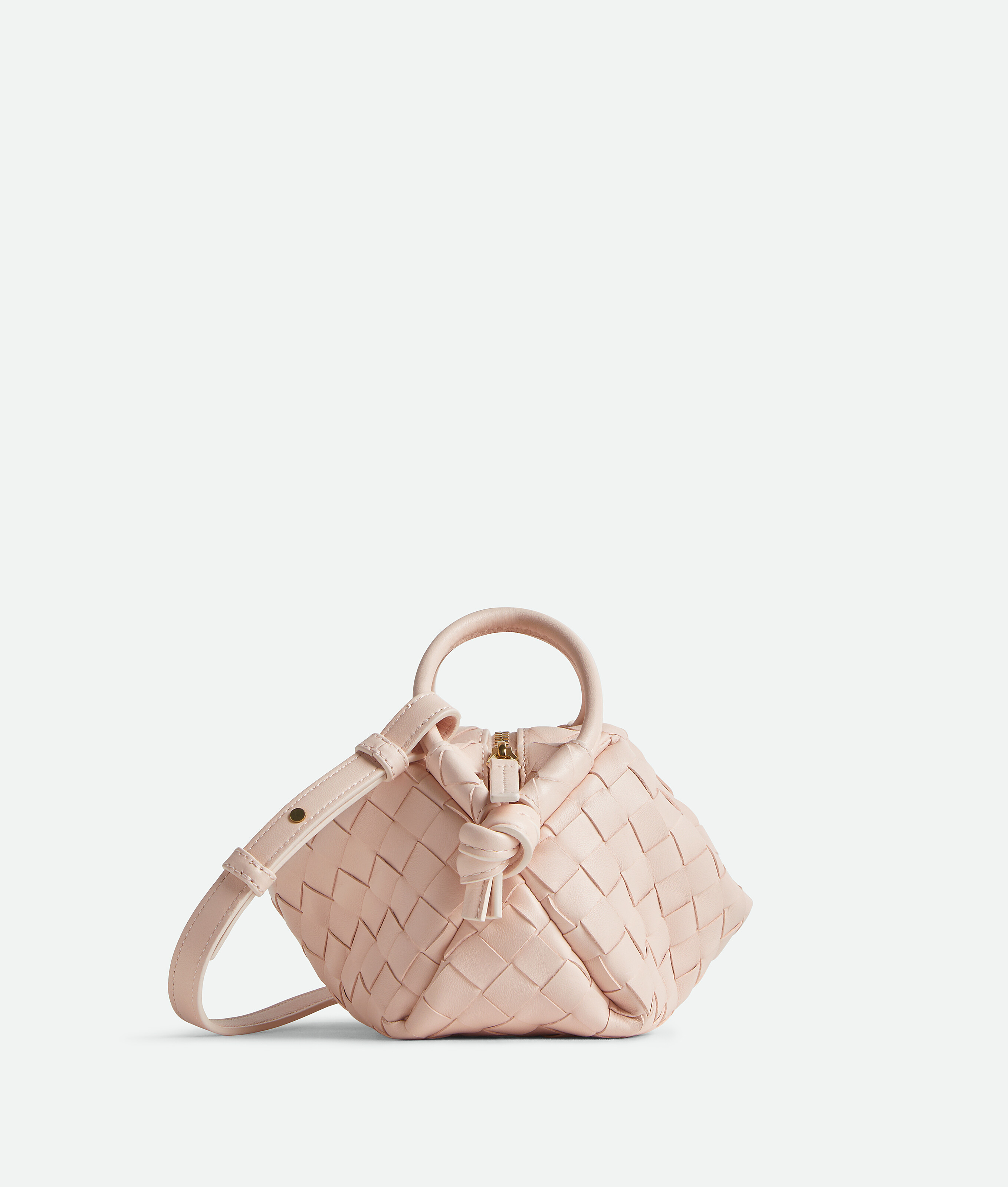 Bottega Veneta Top Handle Loop In Cameo