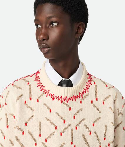 Cotton Jacquard Matches Jumper 