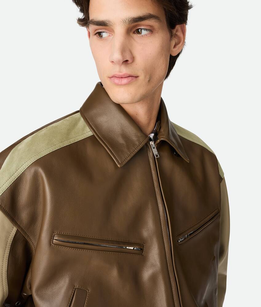 Display a large version of the product image 4 - Leather Nappa Blouson