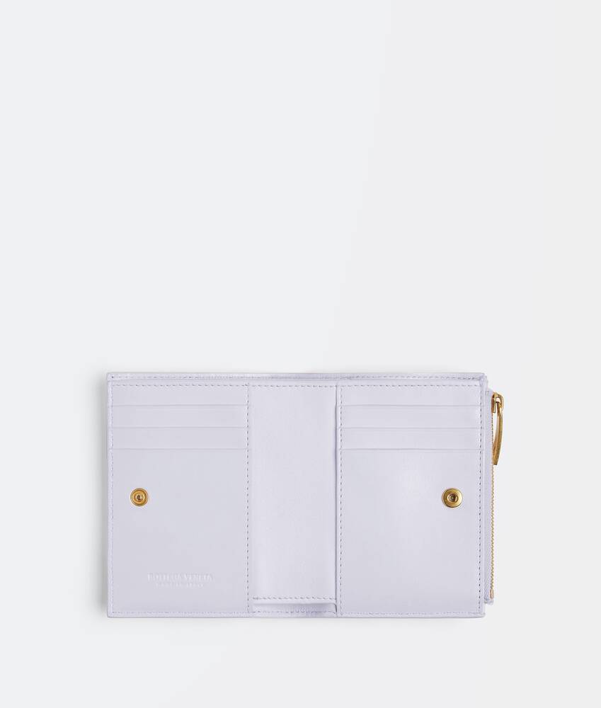 bifold zipper wallet women's