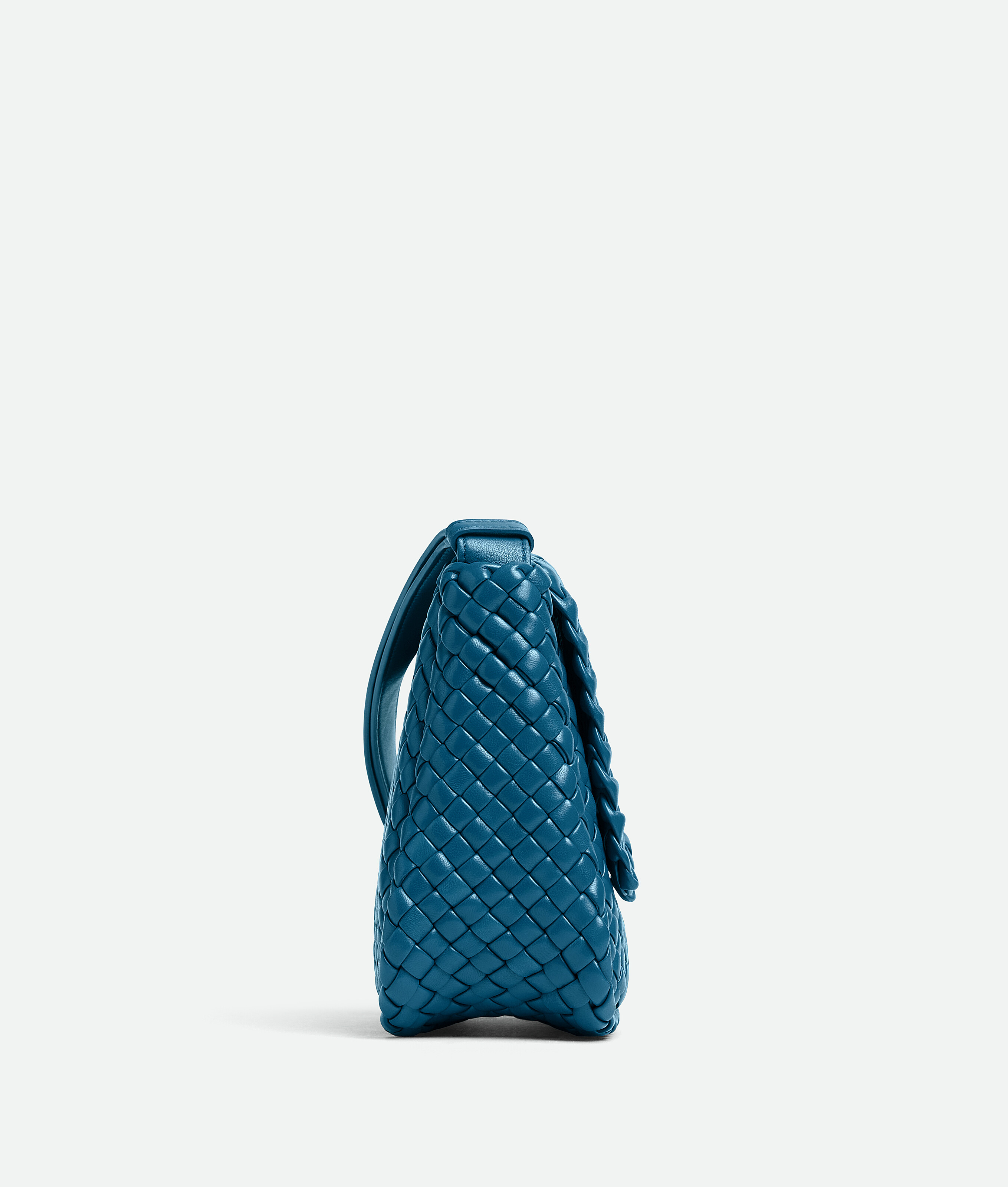 Shop Bottega Veneta Small Cobble Shoulder Bag In Blue