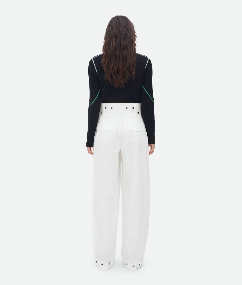 Display a large version of the product image 3 - Wide Leg Cotton Pants