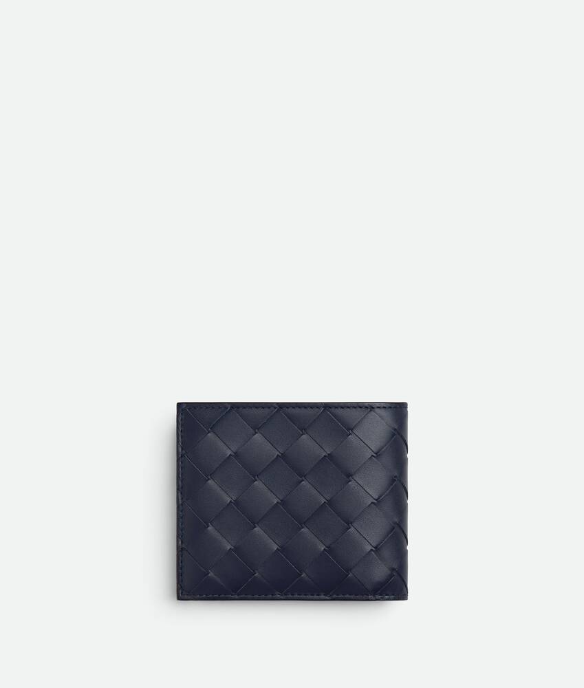 Display a large version of the product image 3 - Intrecciato Bi-Fold Wallet With Coin Purse