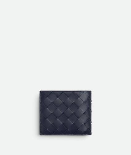 Intrecciato Bi-Fold Wallet With Coin Purse