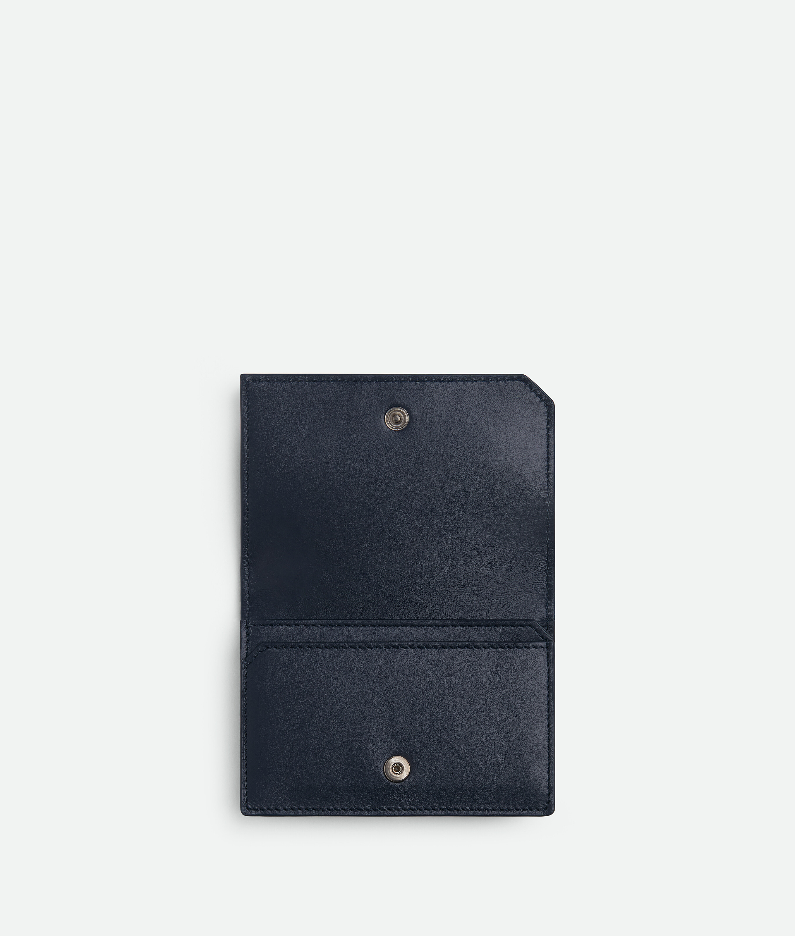 Bottega Veneta Intrecciato Piccolo Business Card Case In Space