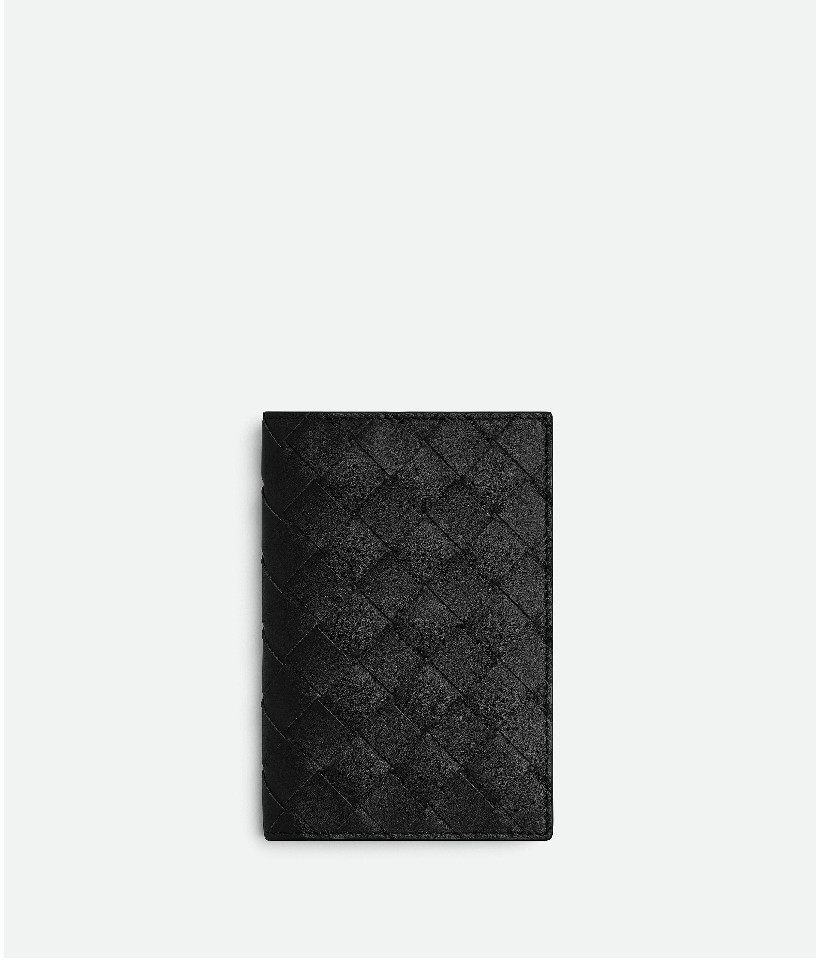 Bottega Veneta Passport Case In Black