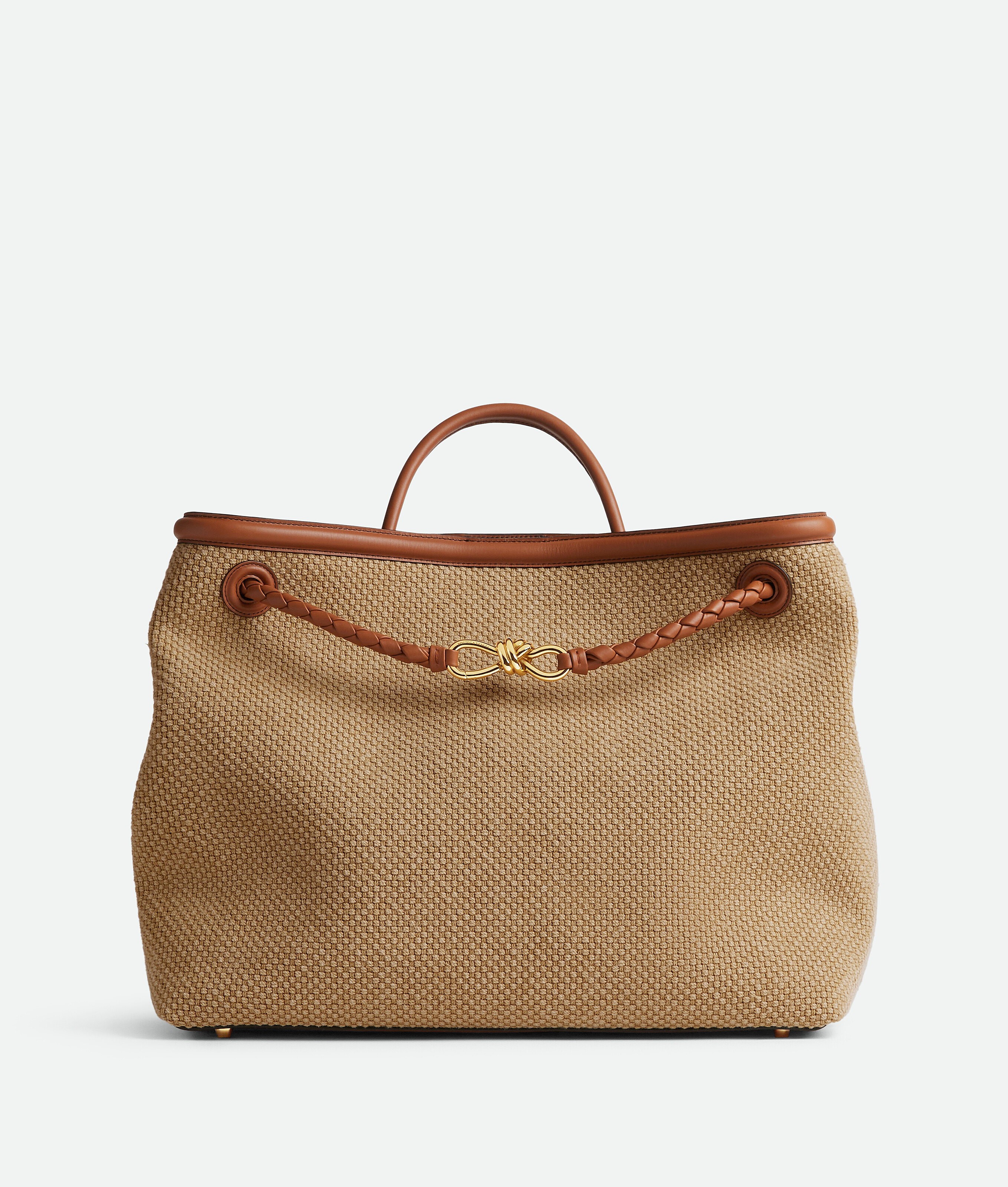 Bottega Veneta Mount Shoulder Bag in Almond & Gold | FWRD